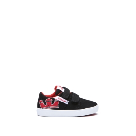 Dětské Nízké Boty Supra TODDLER STACKS II V Černé/Červené/Bílé | CZ-15121